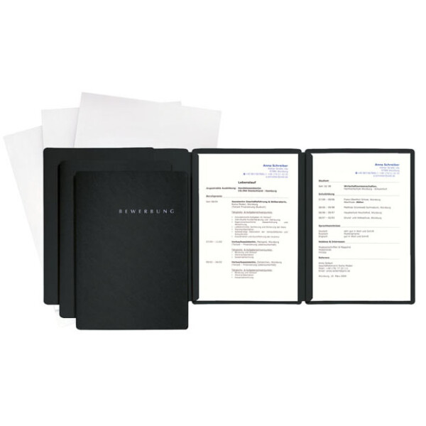 PAGNA Bewerbungs-Set "Special", DIN A4, rot, 3-teilig