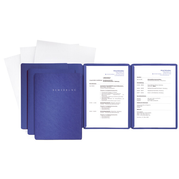 PAGNA Bewerbungs-Set "Special", DIN A4, rot, 3-teilig