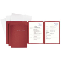PAGNA Bewerbungs-Set "Special", DIN A4, rot, 3-teilig