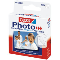 tesa Photo Foto-Klebepads, weiß, beidseitig klebend