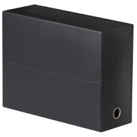 Oxford Dokumentenmappe, DIN A4, aus Wellpape, schwarz