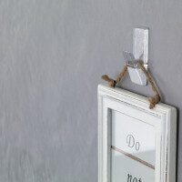 tesa Powerstrips Haken LARGE Transparent, transparent chrom