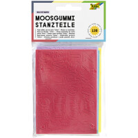 folia Moosgummi-Stanzteile "Zahlen"