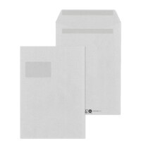 MAILmedia Versandtaschen C5 selbstklebend, mit Fenster links