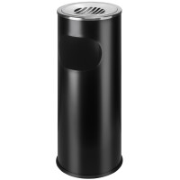 helit Standascher "the shark", Edelstahl, silber