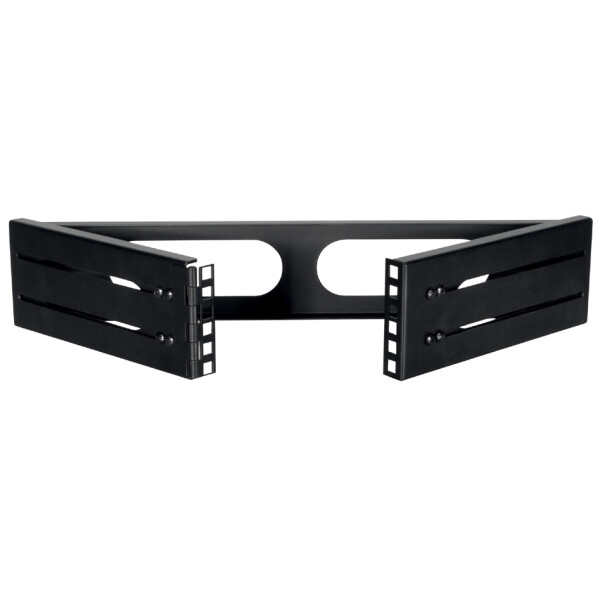 LogiLink 19" Wandhalterung, 2 HE, schwarz (RAL9003)
