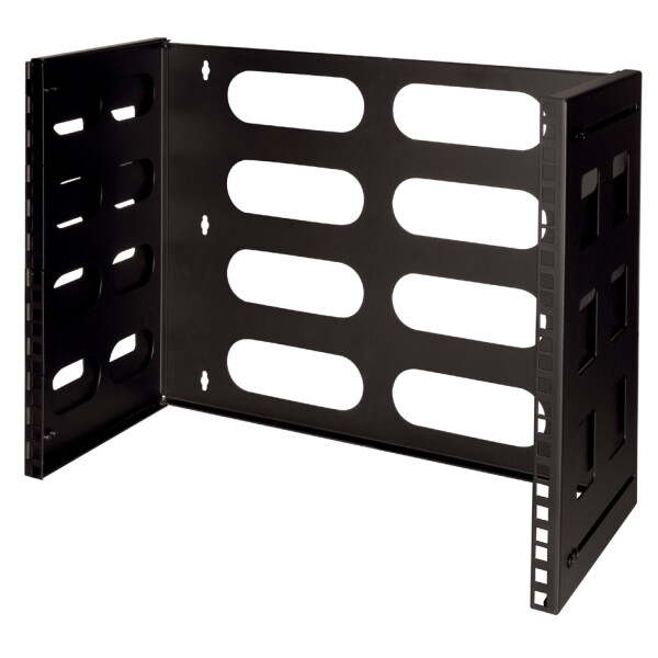 LogiLink 19" Wandhalterung, 2 HE, schwarz (RAL9003)