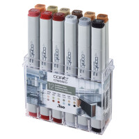 COPIC Marker classic, 12er Set Architekturfarben