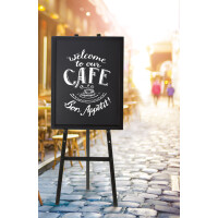 Securit Staffelei EASEL, verstellbar, buche