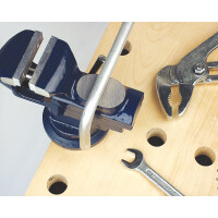 BRÜDER MANNESMANN Klemm-Schraubstock, Backenbreite:...