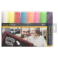 Securit Kreidemarker ORIGINAL LARGE, 8er Etui, Erdfarben
