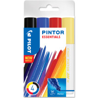 PILOT Pigmentmarker PINTOR, medium, 4er Set...