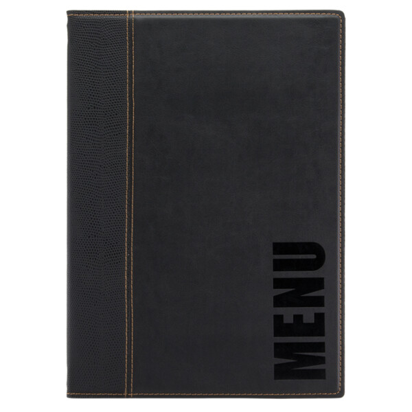 Securit Speisekarten-Mappe TRENDY, A4, schwarz