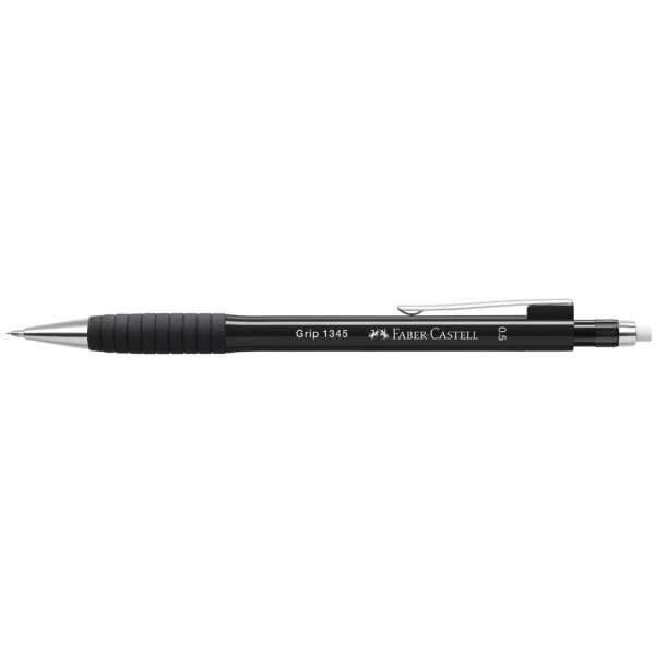 FABER-CASTELL Druckbleistift GRIP 1347, schwarz