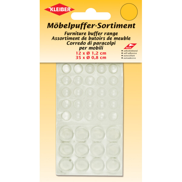 KLEIBER M&ouml;belpuffer-Sortiment, transparent