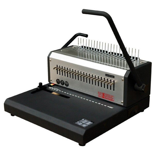 pavo Plastikbindegerät HD comb binder, silber schwarz