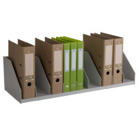 PAPERFLOW Belegfach, feste Einteilung, 9 Fächer, grau