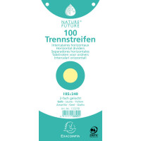 EXACOMPTA Trennstreifen Premium, 105 x 240 mm, grau
