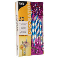 PAPSTAR Papier-Trinkhalm "Fireworks", 200 mm,...
