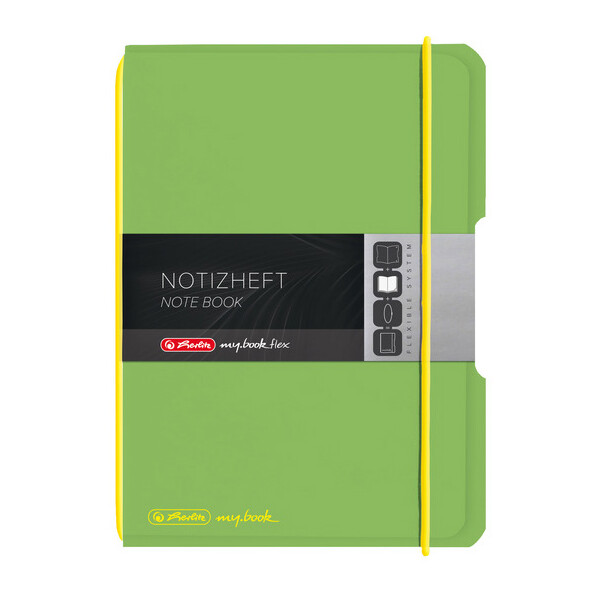 herlitz Notizheft my.book flex, A6, PP-Cover, blau
