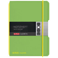 herlitz Notizheft my.book flex, A6, PP-Cover, blau