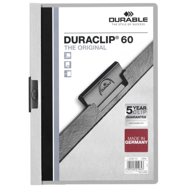 DURABLE Klemmhefter DURACLIP ORIGINAL 60, DIN A4, grün