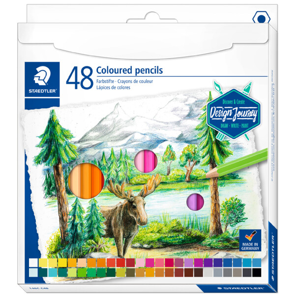 STAEDTLER Buntstift Design Journey, 24er Kartonetui