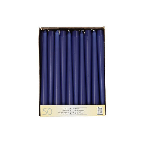 STARPAK Leuchterkerzen, 22 mm, rot, 50er Pack