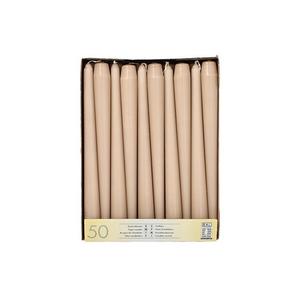 STARPAK Leuchterkerzen, 22 mm, rot, 50er Pack