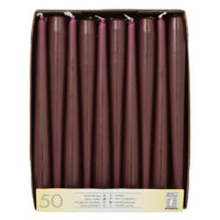 STARPAK Leuchterkerzen, 22 mm, rot, 50er Pack