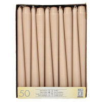 STARPAK Leuchterkerzen, 22 mm, rot, 50er Pack