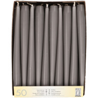 STARPAK Leuchterkerzen, 22 mm, rot, 50er Pack