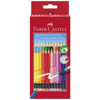 FABER-CASTELL Buntstifte radierbar, 12er Kartonetui
