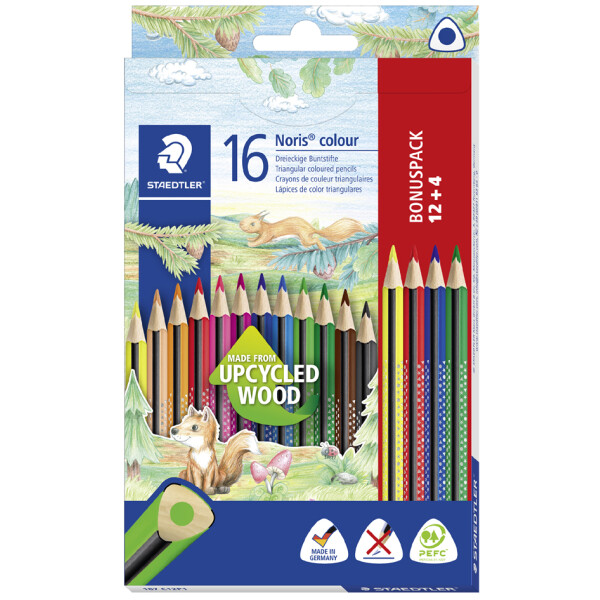 STAEDTLER Dreikant-Buntstift Noris colour, 18 + 6 Kartonetui