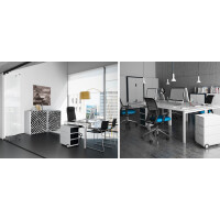 PAPERFLOW Rollcontainer easyBox, 4 Schübe,...