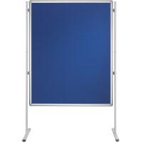 FRANKEN Textiltafel PRO, (B)1.200 x (H)1.500 mm, Filz, blau