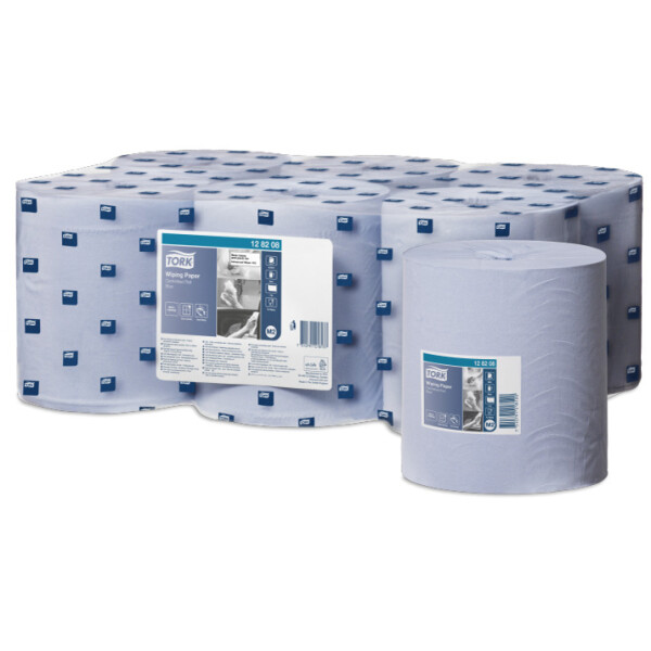 TORK Mehrzweck-Putzrolle, 1-lagig, blau, 320 m