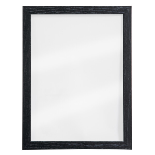 Securit Kreidetafel WOODY, aus Glas, Holz-Rahmen, schwarz