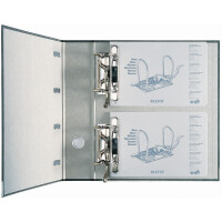 LEITZ Wolkenmarmor-Doppelordner, für 2 x DIN A5...