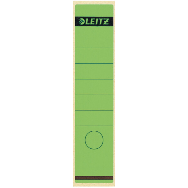 LEITZ Ordnerrücken-Etikett, 61 x 285 mm, lang, breit, grün