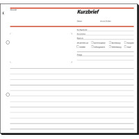 sigel Formularbuch "Kurzmitteilung", 1 3 A4...