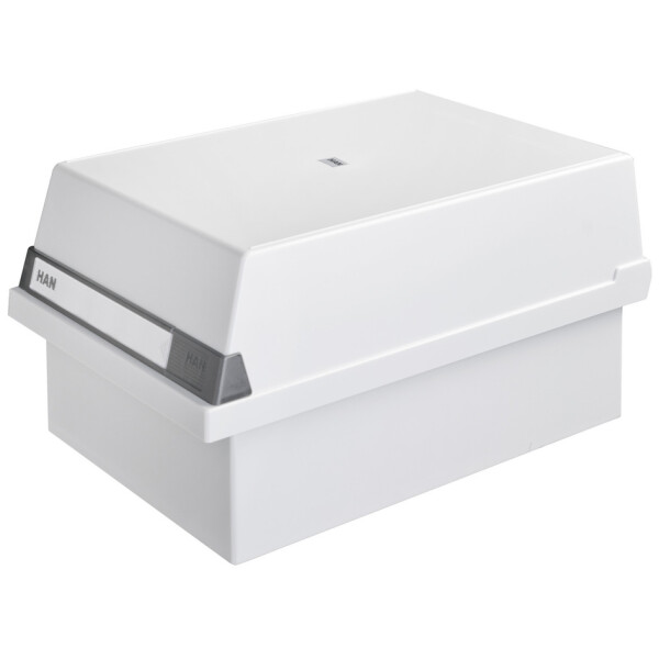 HAN Karteikasten für 1.300 Karten, A5 quer, schwarz