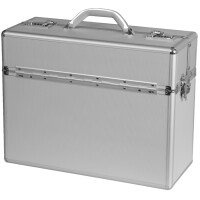 ALUMAXX Pilotenkoffer "ALPHA", Aluminium, silber
