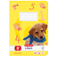 herlitz Schulheft x.book, DIN A5, Lineatur 6 blanko