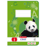 herlitz Schulheft x.book, DIN A5, Lineatur 6 blanko