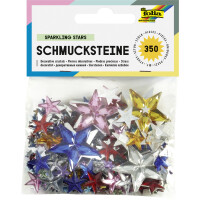 folia Schmucksteine Sterne, Größen und Farben...