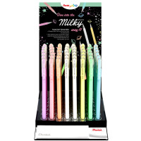 Pentel Gel-Tintenroller Hybrid Milky, Pastell, 48er Display