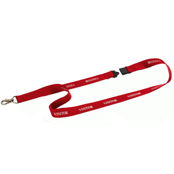 DURABLE Textilband 20 VISITOR, Länge: 440 mm, rot