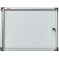 nobo Schaukasten, extraflach, Metall-Rückwand, 2 x...