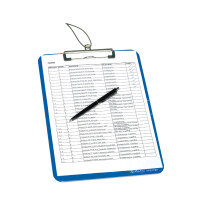 herlitz Klemmbrett easy orga to go, DIN A4, apfel opak